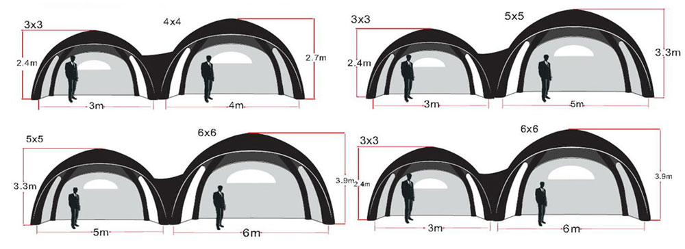 printed inflatable dome for sale factory for advertising-11