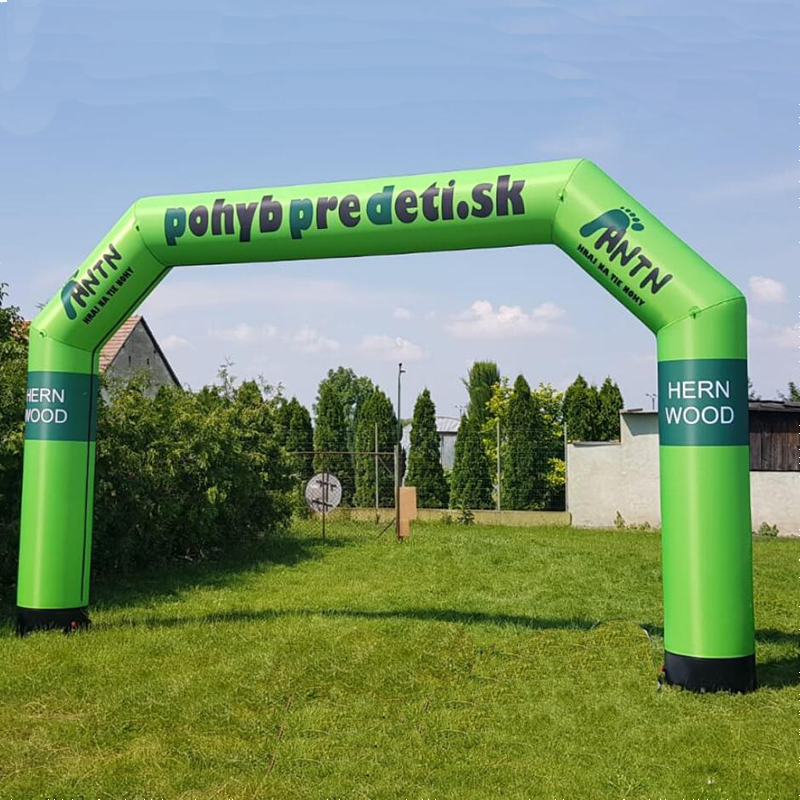 Custom print promotion event promotion inflatable arch for marathon