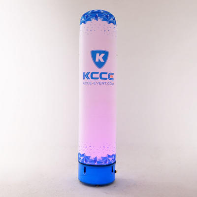 Inflatable tube with LED light